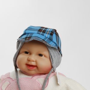 Babyhut Jungencap "Lorenz" Übergang Gr. 38/40