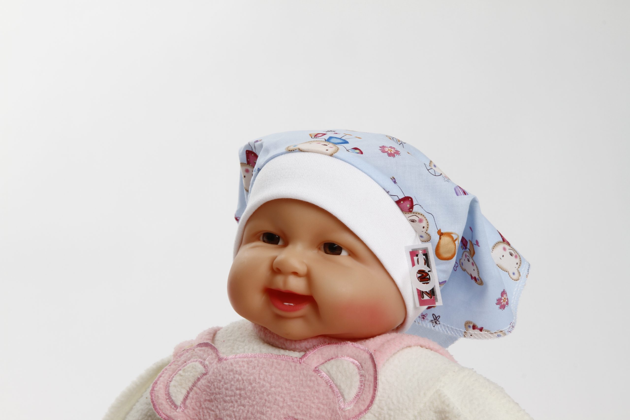 süße Kopftuch - Bandana "Teddy" Gr. 42/44