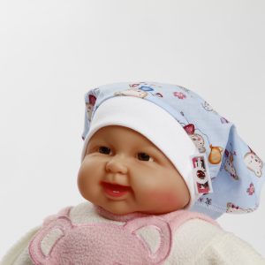 süße Kopftuch - Bandana "Teddy" Gr. 38/40