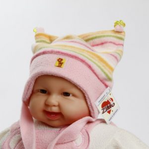 Wintermütze "Mirelle" rosa/bunt Gr. 42/44