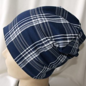 Übergangsbeanie "Karo" Gr. 54/56