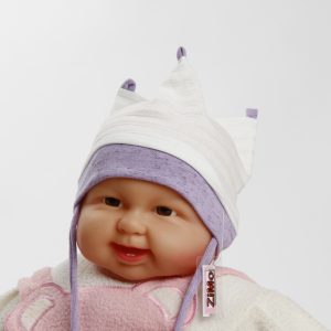 Übergangsmütze "Colett" mit Zipfeln, Gr. 38/40