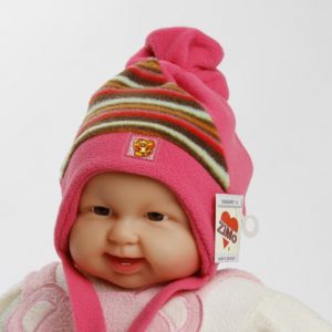 Wintermütze "Emely" rosa/bunt Gr. 50/52