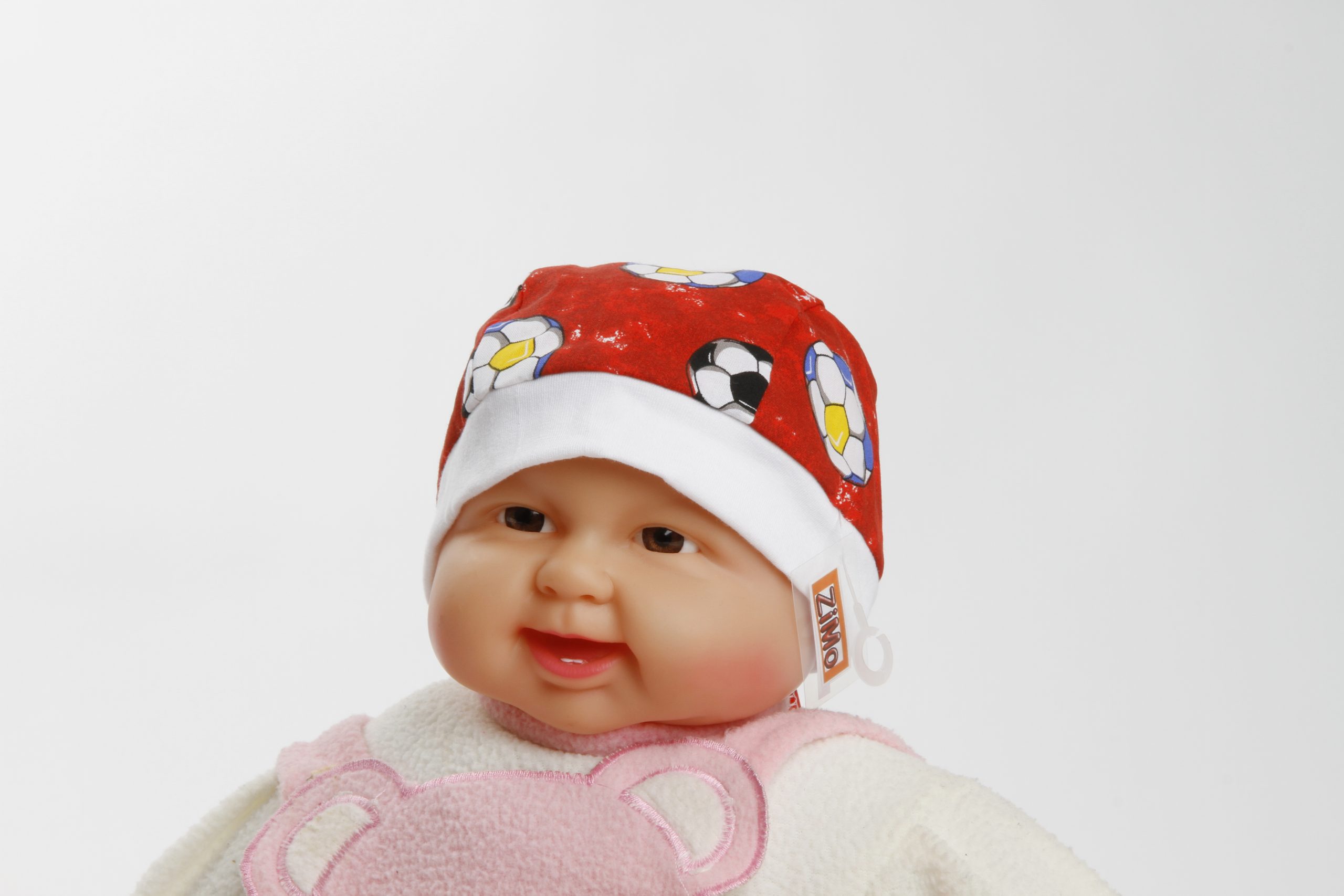 Babymütze Kopftuch Bandana "Fußball" perfekt für die WM, Gr. 38/40