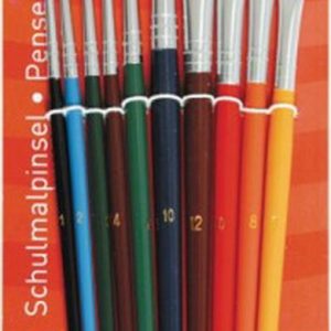 Stylex Schulmalpinselset 10-teilig, 1 Set