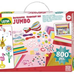 Bastelkoffer Jumbo pink, Faltschachtel