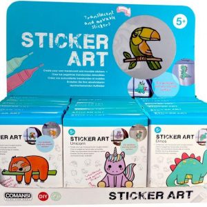 Sticker Art Basic, 3 Styles Asst. 18 pcs
