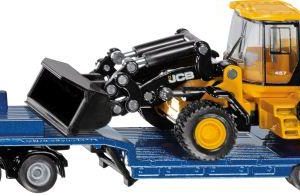 MAN LKW mit Tieflader und JCB Radlader