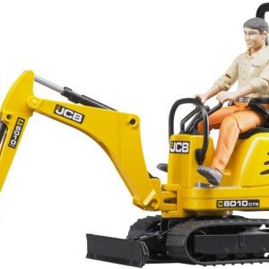 Mikrobagger 8010CTS + Bauarbeiter