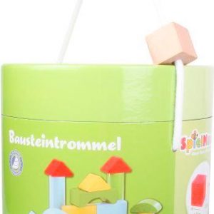 SMH Bausteine in Trommel, 90 Stück, bunt