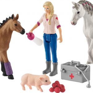 Arztbesuch bei Stute und Fohlen