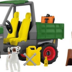 Waldbauer mit Fahrzeug