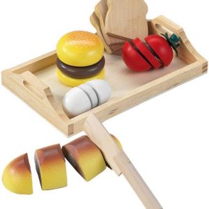 Holztablett & Holzmahlzeit