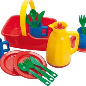 Picknickkorb f. 3 Pers., 18tlg., a. Kst.