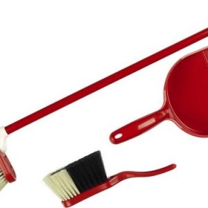 Vileda Kehrset 3tlg. Kunststoff rot