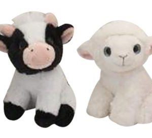 AM Plüsch Farmtiere 13cm, sort.,i.Displ.