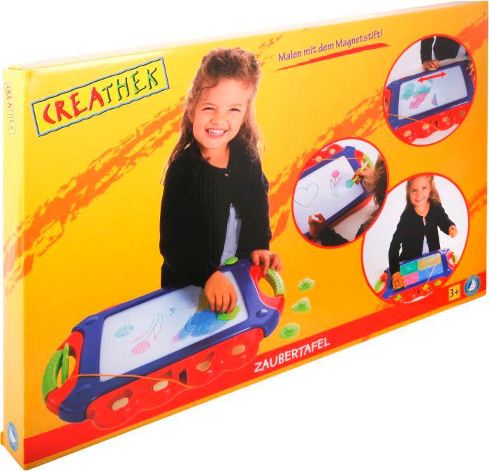 CR Magnet Maltafel mit 4 Stempeln