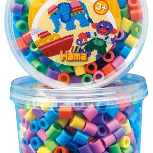 HAMA Maxi Perlen Dose pastellton 600St
