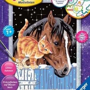 MnZ.Fohlen mit Kätzchen