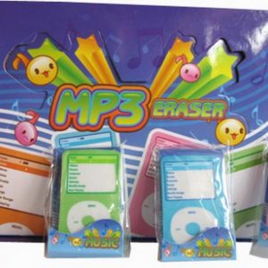 Radiergummi Mp3, 6Stück