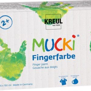 MUCKI Fingerfarben 6er Set