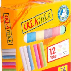 CR Tafelkreide, bunt 12 Stück