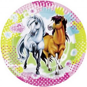 Teller Charming Horses Ø 23cm, 9x8= 72 Stück