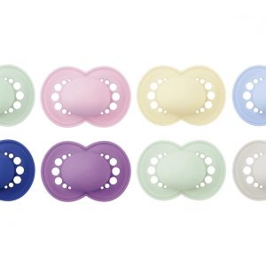 MAM Schnuller Original Elements plain Latex 2er Set 4fach sortiert 2 Stück