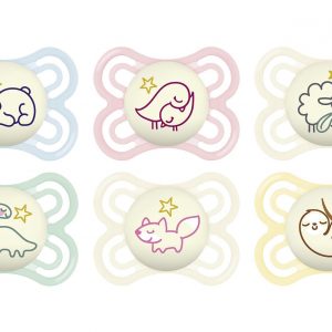 MAM Schnuller Perfect Night Silikon 2er Set 2er Set