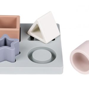 Nattou Steckspiel 1 Steckplatte, 4 Klötzchen