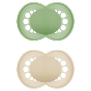 MAM Schnuller Original Pure plain Silikon uni 2er Set 2er Set