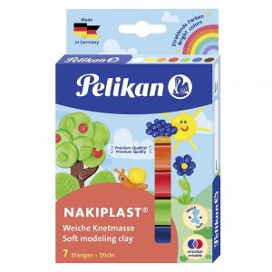 PELIKAN Knetmasse Nakiplast 7er Etui