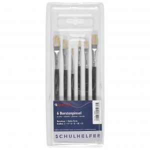 Borstenpinsel Set 6 teilig 6-teilig