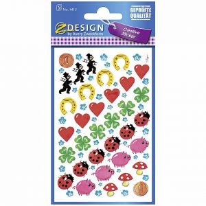 AVERY ZWECKFORM Sticker Glücksbringer 4413