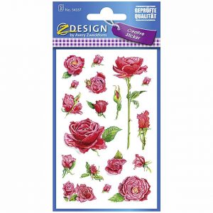 AVERY ZWECKFORM Flower Sticker Rosen 54337