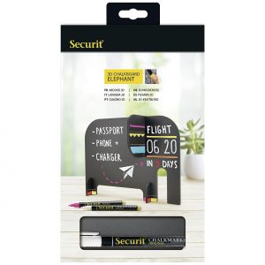 SECURIT Kreidetafel 3D Motiv Elefant