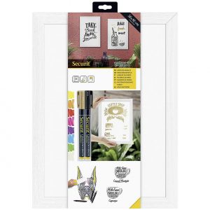 SECURIT Kreidetafel ws.Fläche 40x30