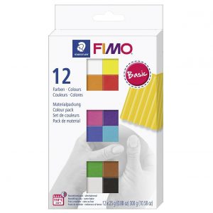 STAEDTLER Fimo soft Basic sort. 12St 12er Karton