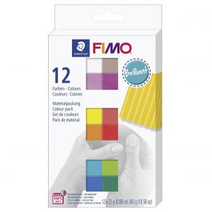 STAEDTLER Fimo soft Brilliant sort. 12St 12er Karton