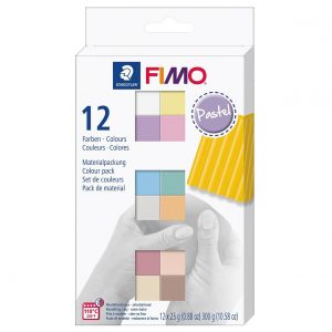 STAEDTLER Fimo soft Pastel sort. 12St 12er Karton