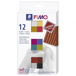 STAEDTLER Fimo Effekt Leder sort. 12St 12er Karton