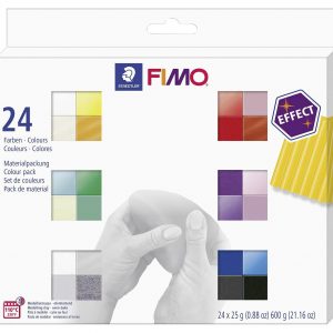 STAEDTLER Fimo Effektfarben sort. 24St 24er Karton