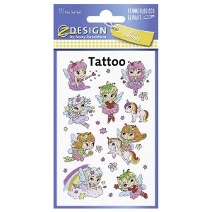 AVERY ZWECKFORM KID Tattoos 56768 Feen 1 Bogen 1 Bogen