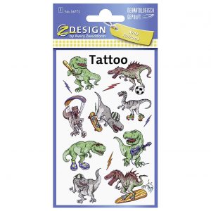 AVERY ZWECKFORM KID Tattoos 56772 Dinos 1Bogen 1 Bogen