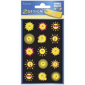 AVERY ZWECKFORM Kinder Sticker 'Sonne' 55014