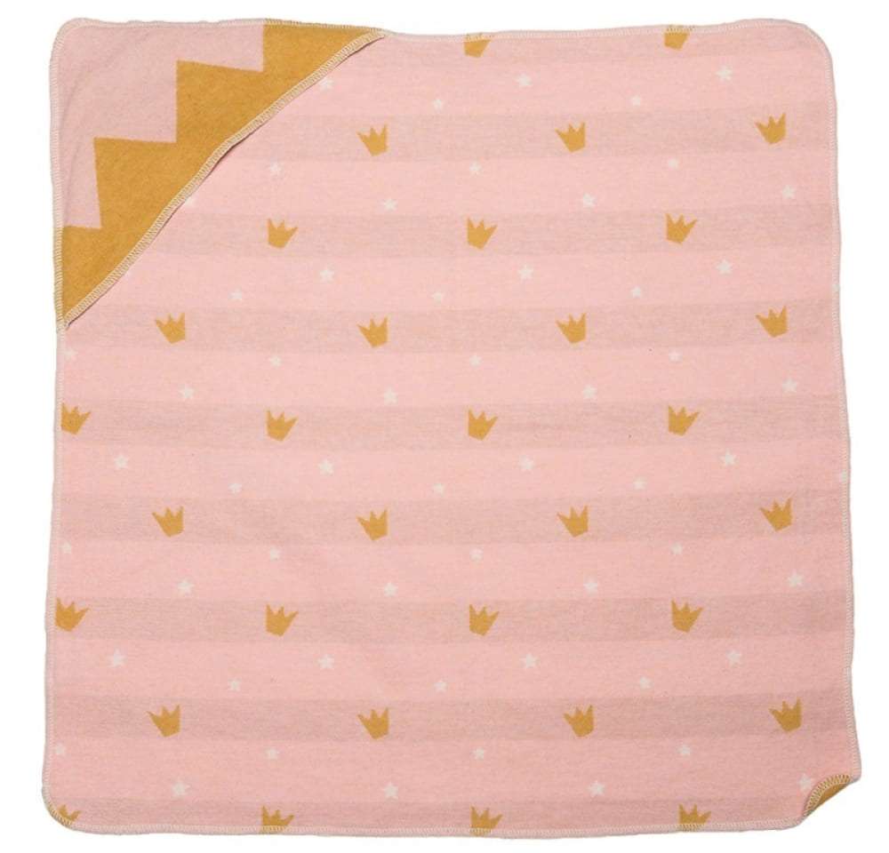 FUSSENEGGER Babydecke mit Kapuze 'Kronen' – Bild 2