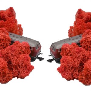 Muwse Islandmoos Mohnrot 100 g Maßstab Spur H0 Modellbau