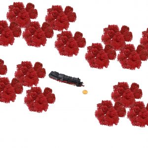 Muwse Islandmoos Mohnrot 100 g Maßstab Spur N Modellbau