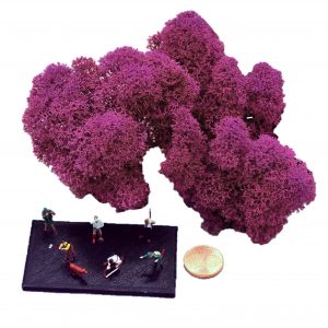 Muwse Islandmoos Veilchen Pink 10 g Maßstab Spur TT Modellbau
