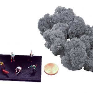 Muwse Islandmoos Titangrau 25 g Maßstab Spur TT Modellbau